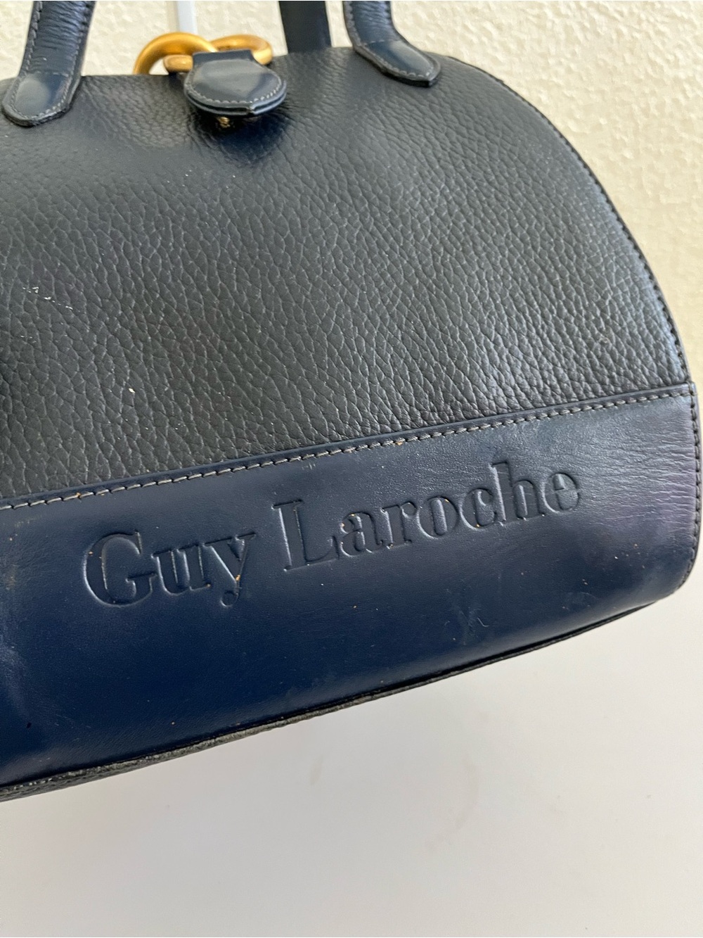 Guy Laroche vintage leather bag - Picture 2 of 9